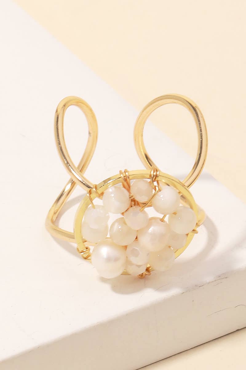 Circle Beaded Ring