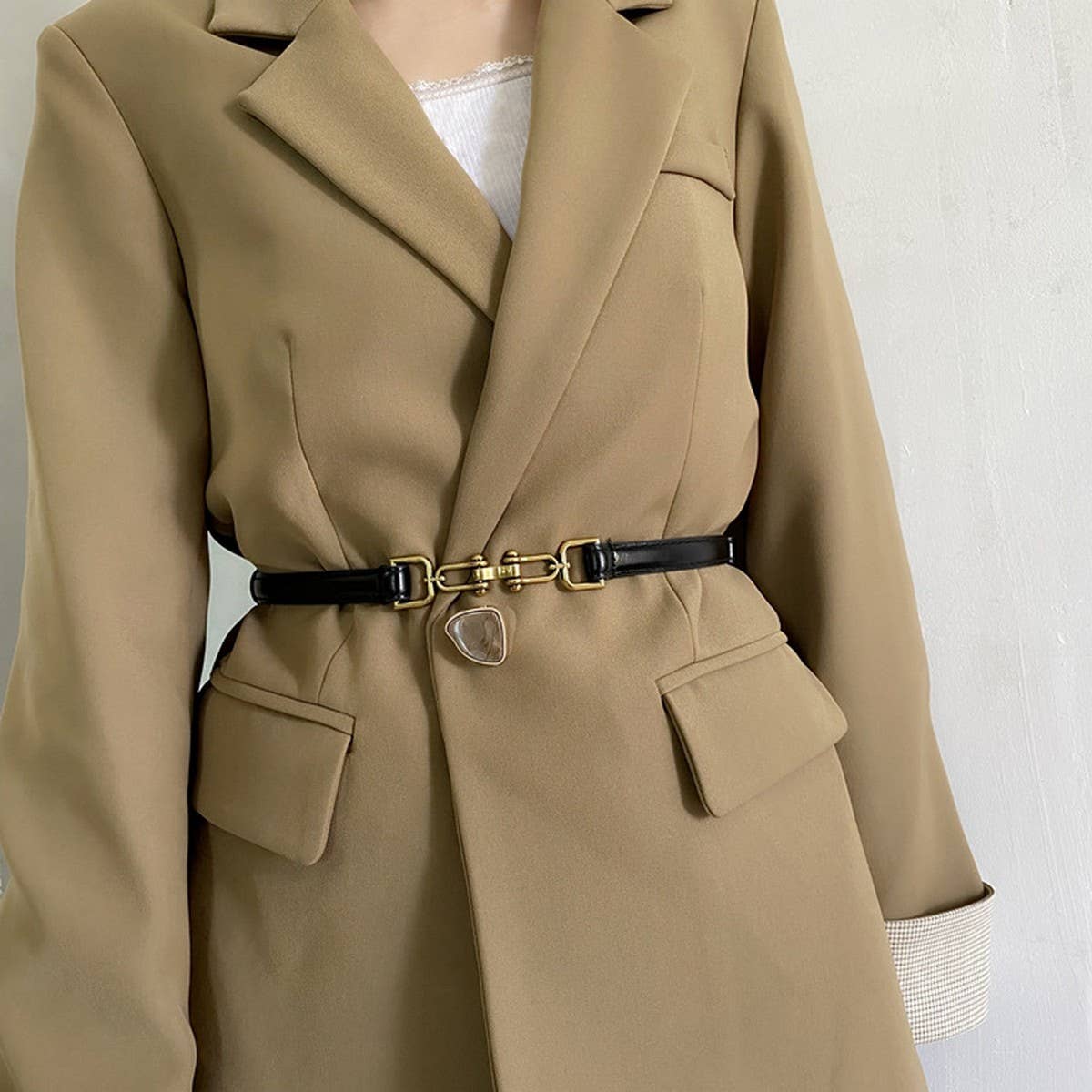 Vintage Inspired Thin Waist Belt