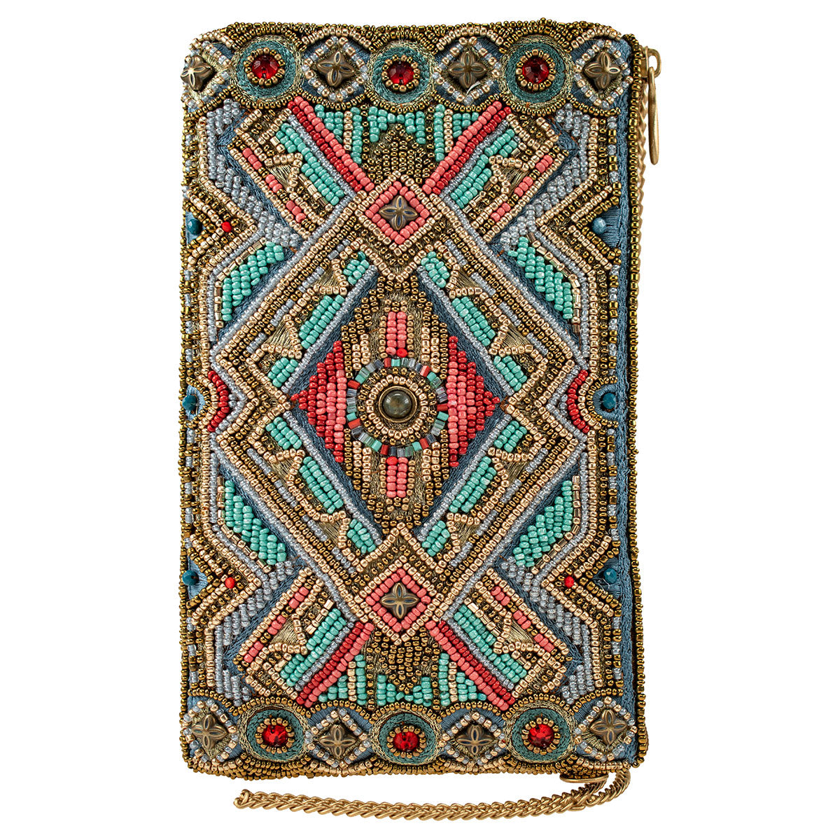Southwestern Hand Beaded Crossbody