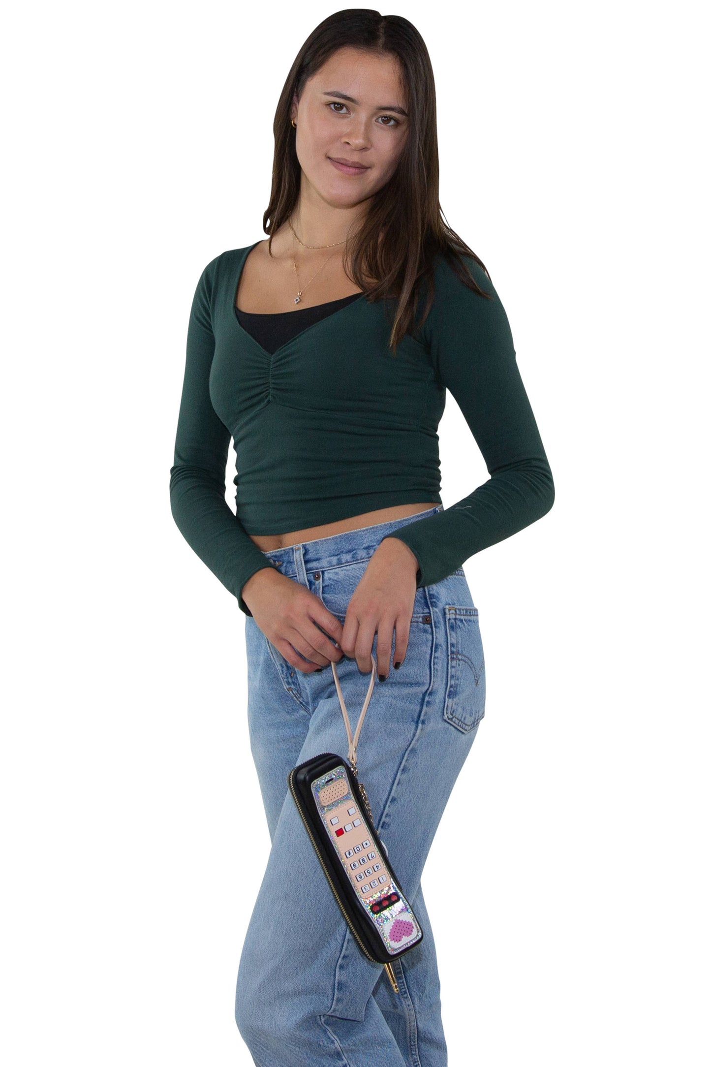 Handheld Vintage Phone Wristlet