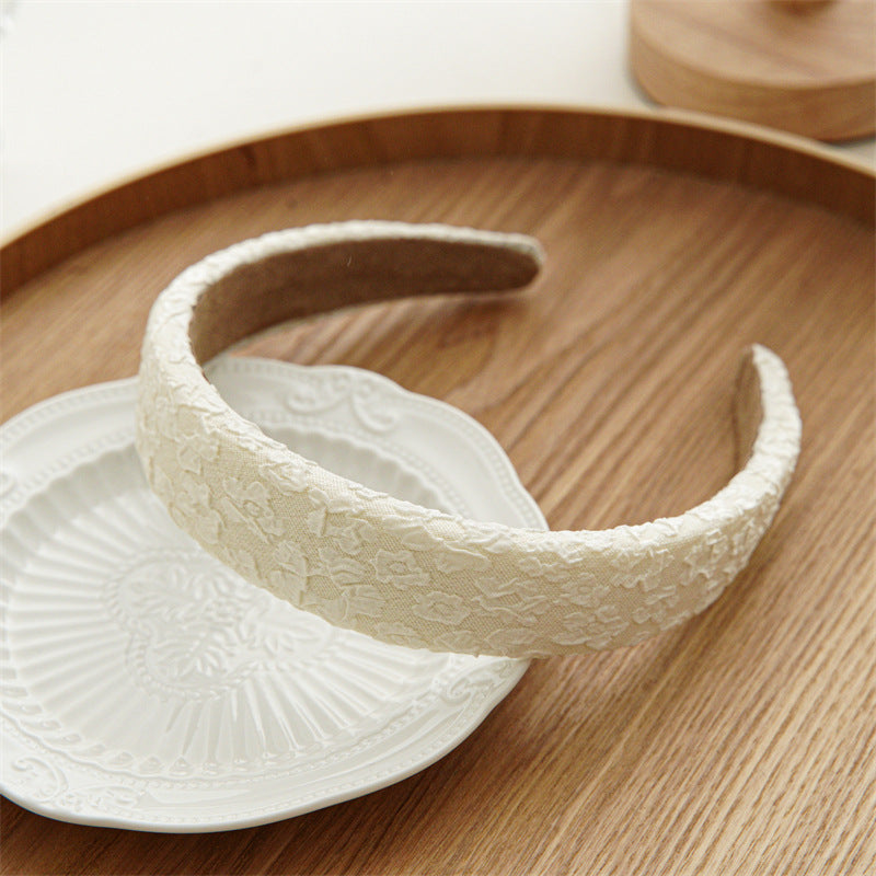 Floral Lace Padded Headband