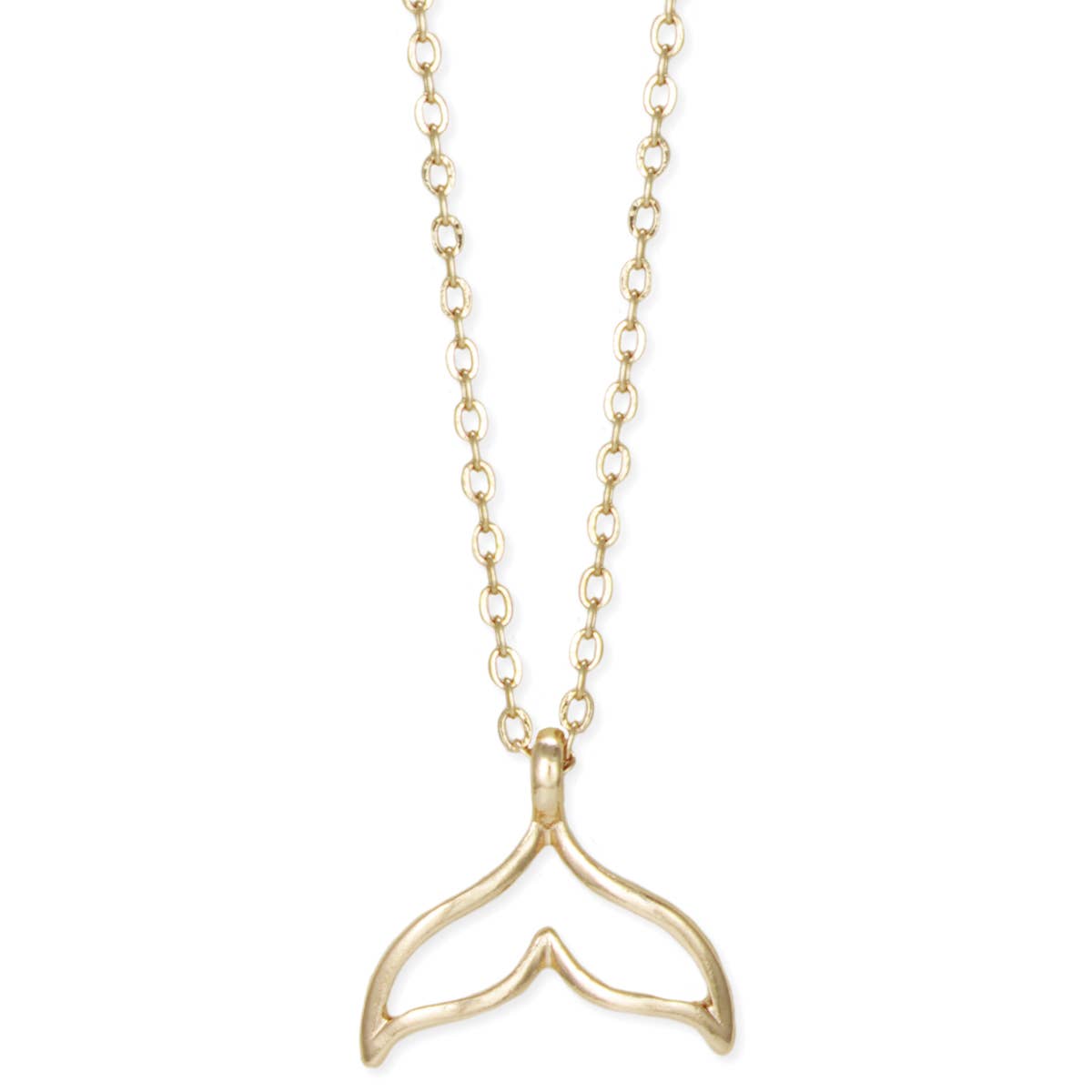 Gold Mermaid Tail Necklace