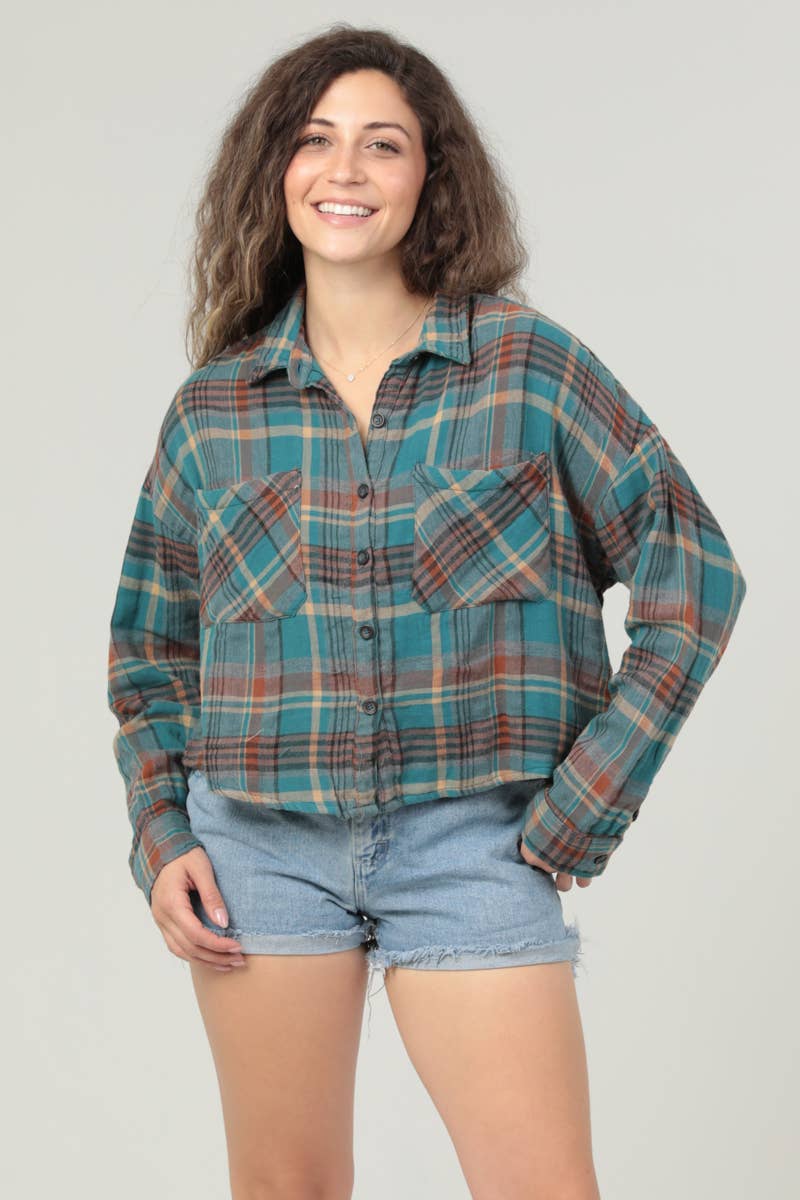 100% Cotton Teal Flannel