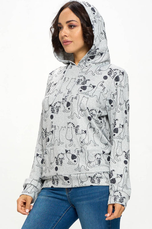 Dancing Cat Hoodie