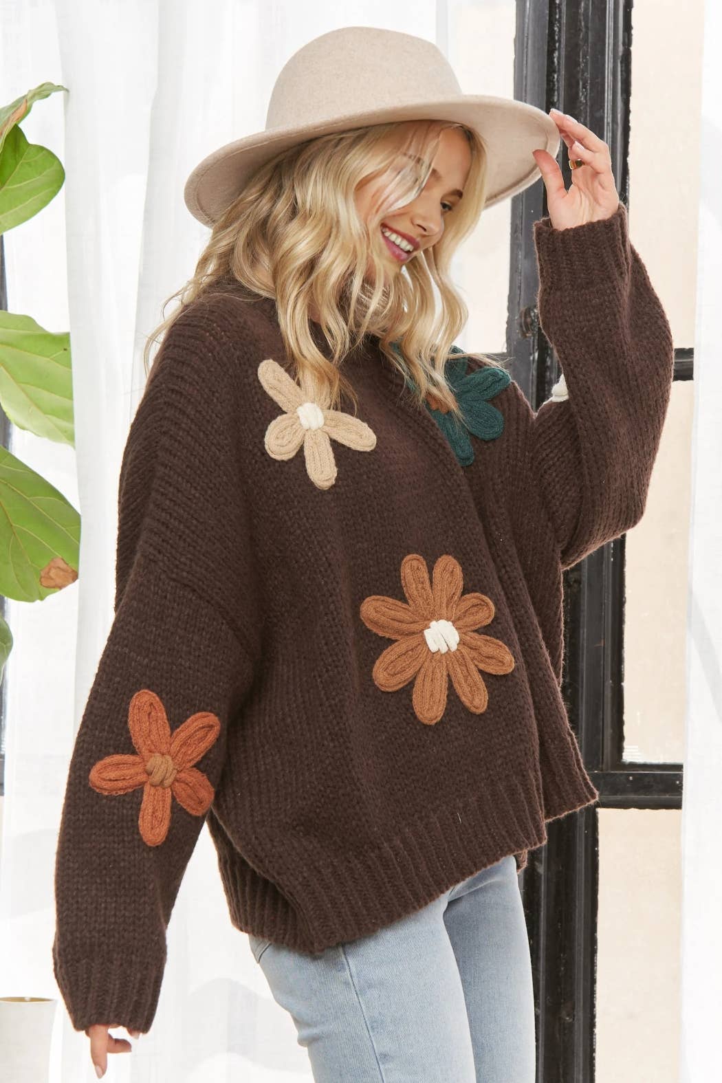 Fall Daisy Sweater