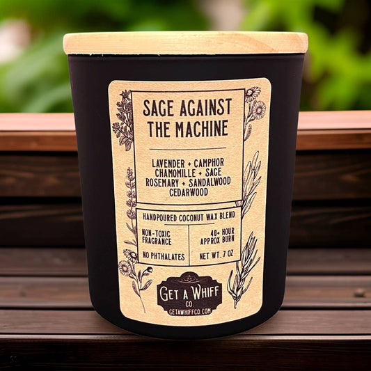 "Sage Against The Machine" Sage & Lavender Candle