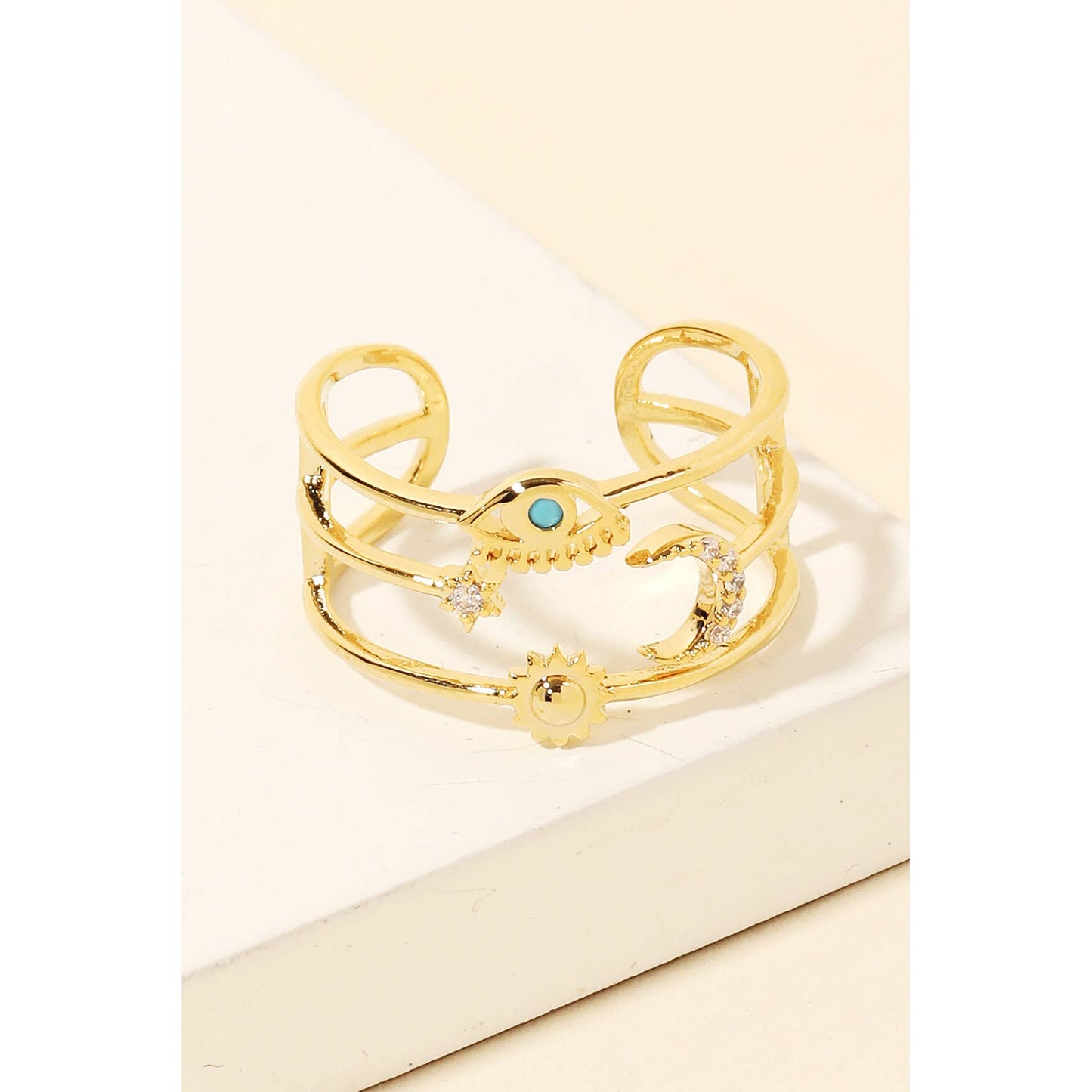 Evil Eye Celestial Ring