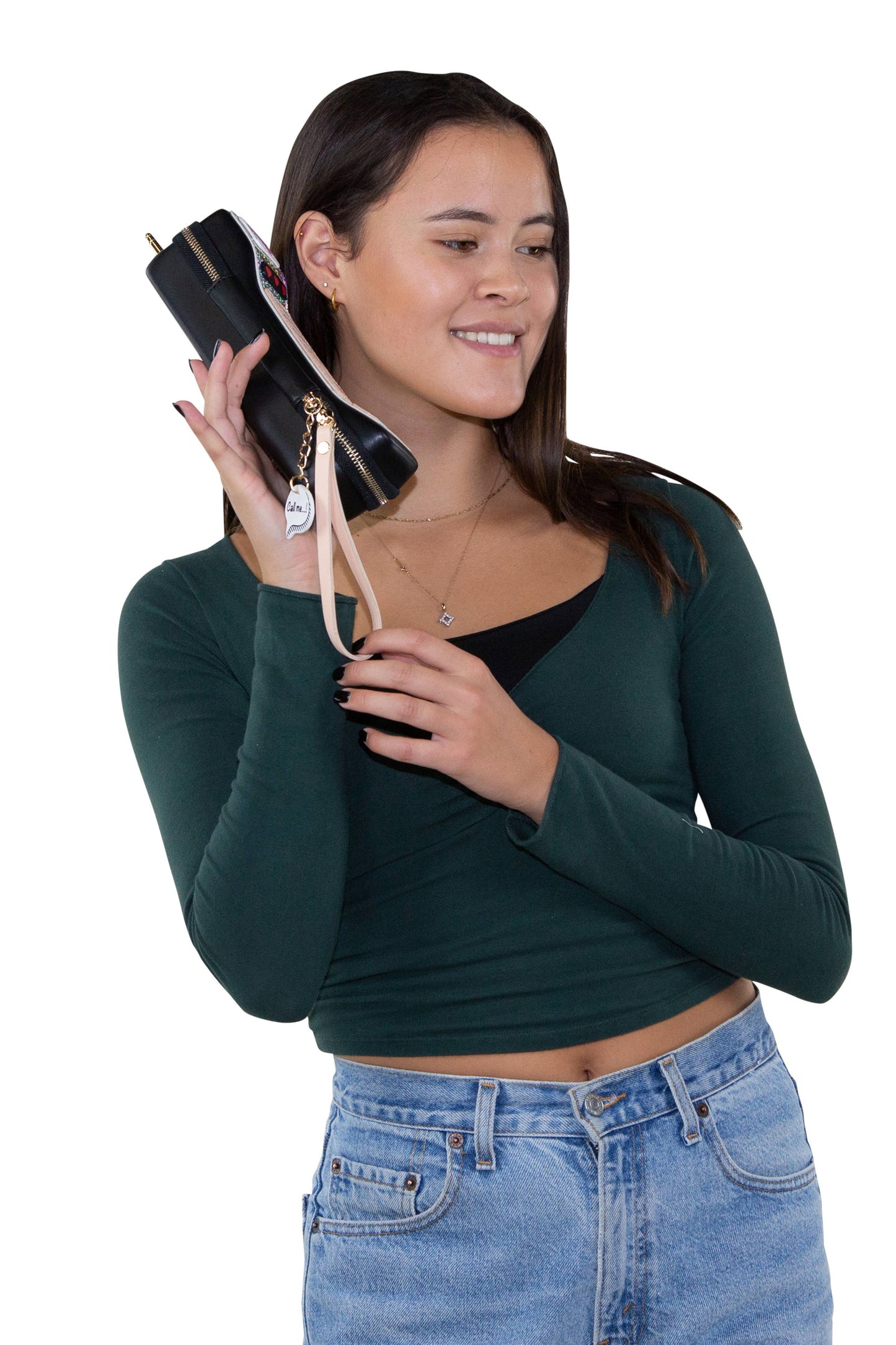 Handheld Vintage Phone Wristlet