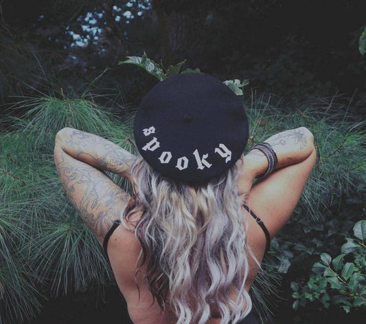 Spooky Vegan Beret