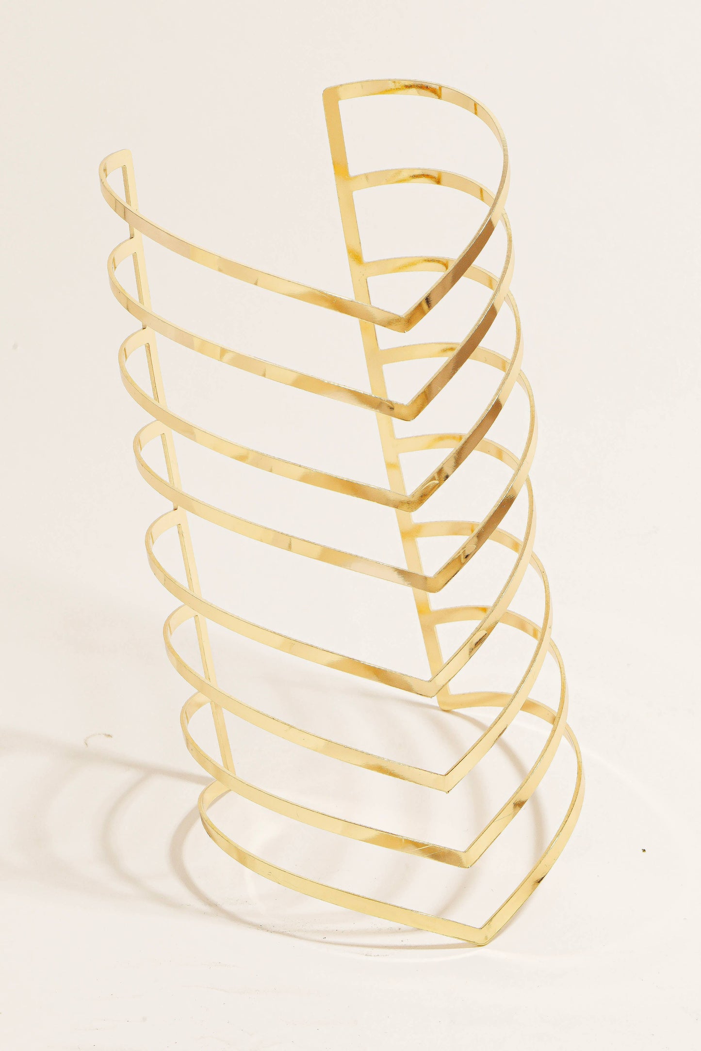 Metallic Arrow Long Cuff Bracelet