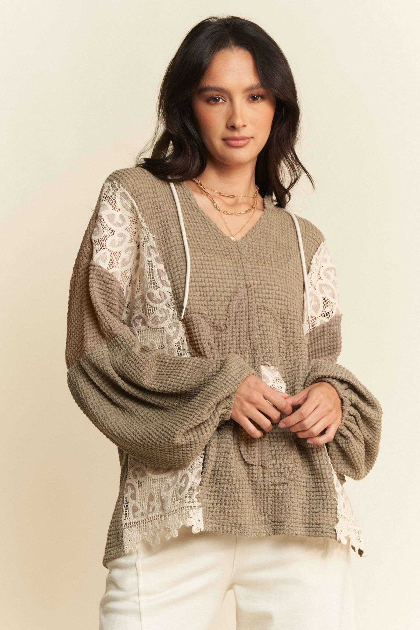 Oversized Flower Patch Hoodie
