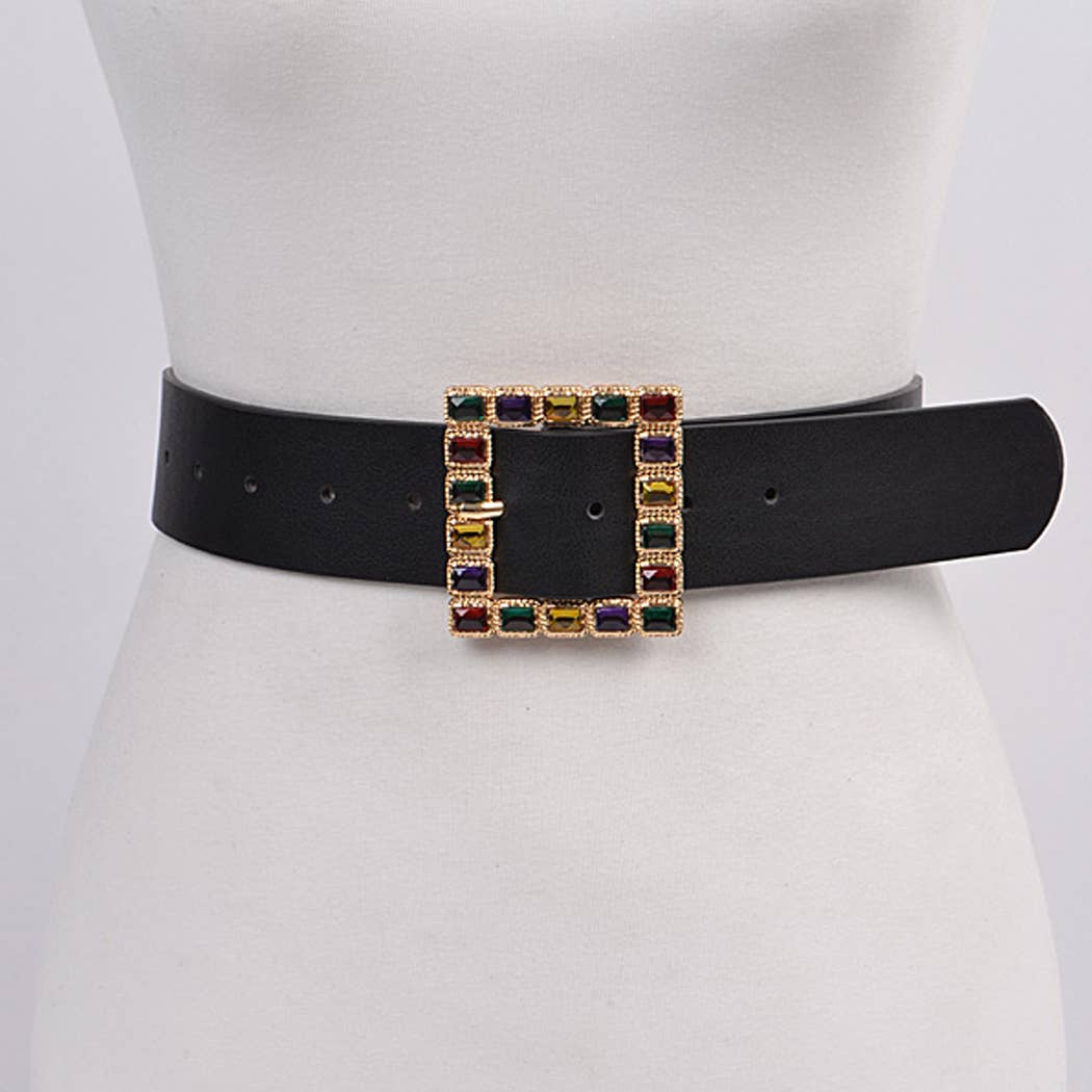 Plus Size Limestone Square Belt