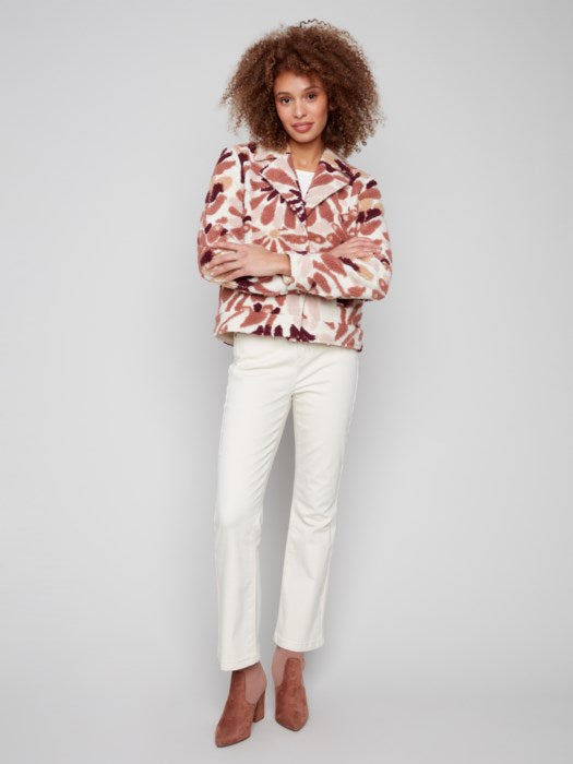Sherpa Fall Floral Jacket