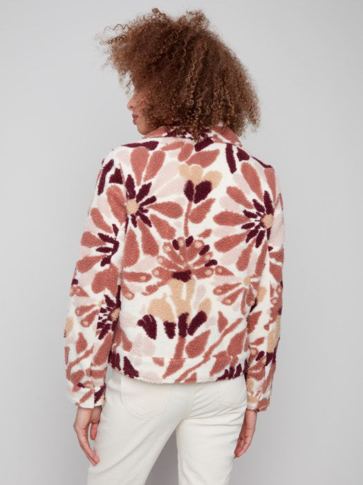 Sherpa Fall Floral Jacket