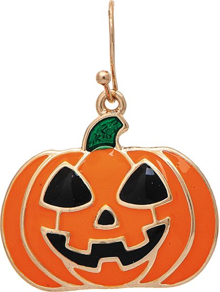 Happy Jack-O-Lantern Earring