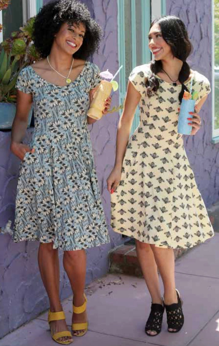 Effie's Heart Mary Dress in Bumblebee Print