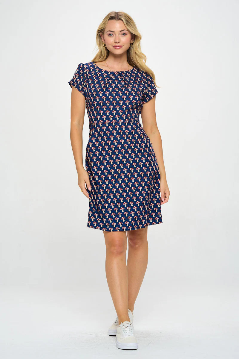 Corduroy Mushroom Dress w/ Pockets