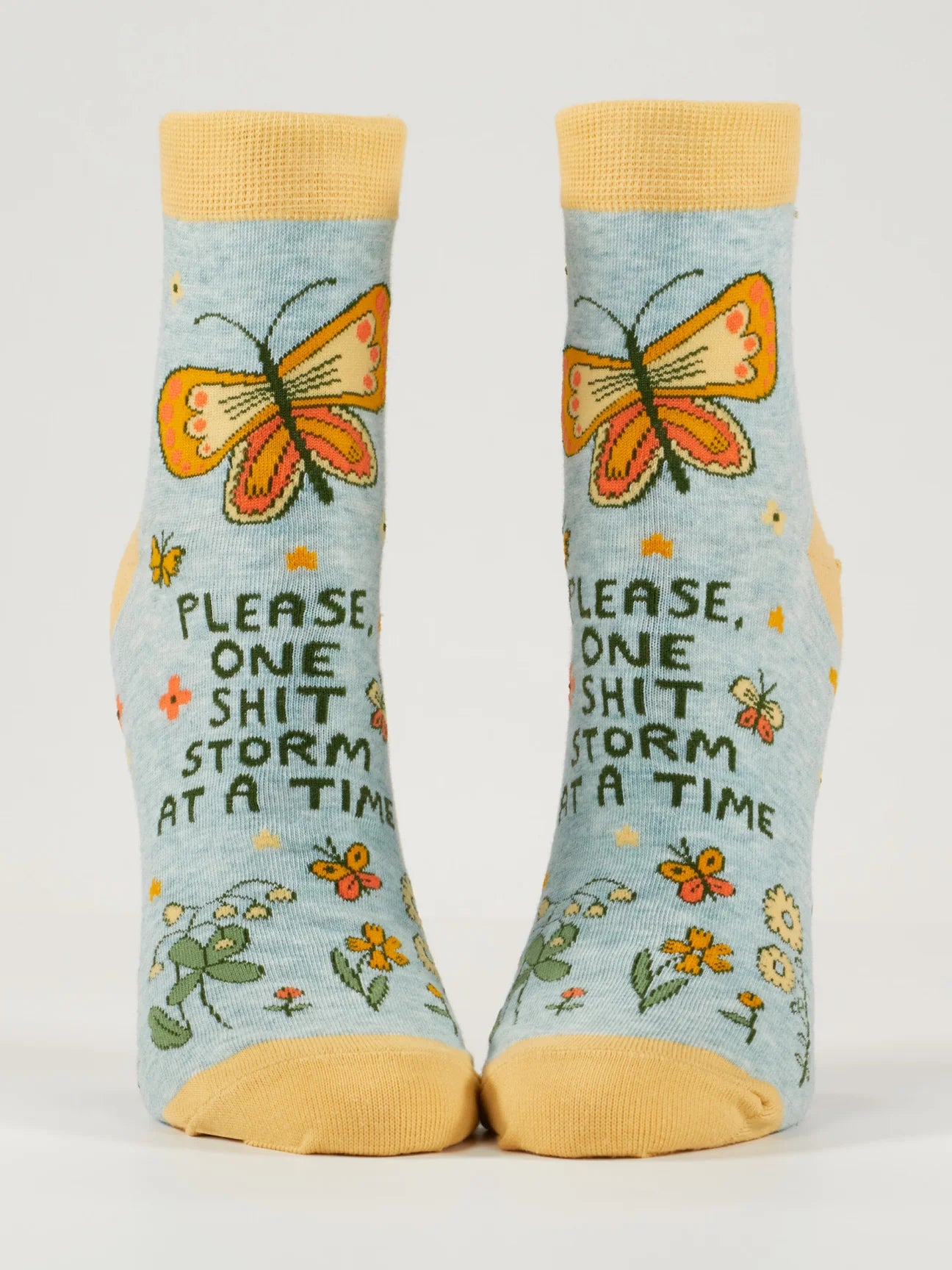 Please, One Storm At a Time Ankle Socks