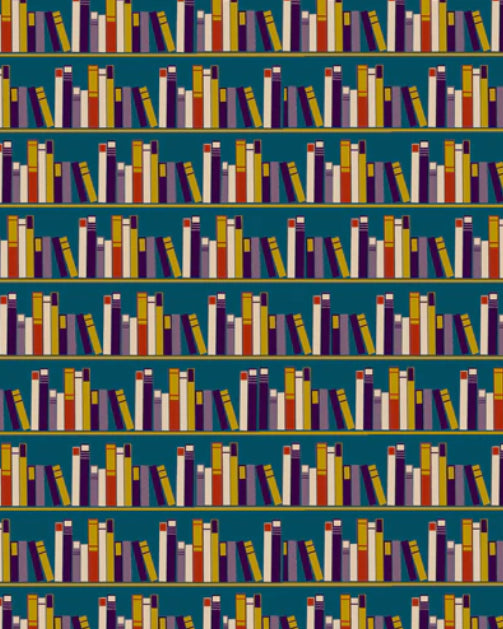 Effie's Heart Sojourn Library Print Skirt