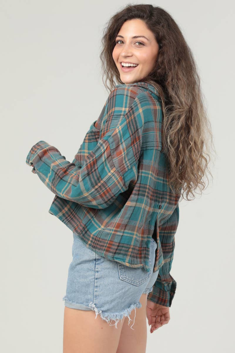 100% Cotton Teal Flannel
