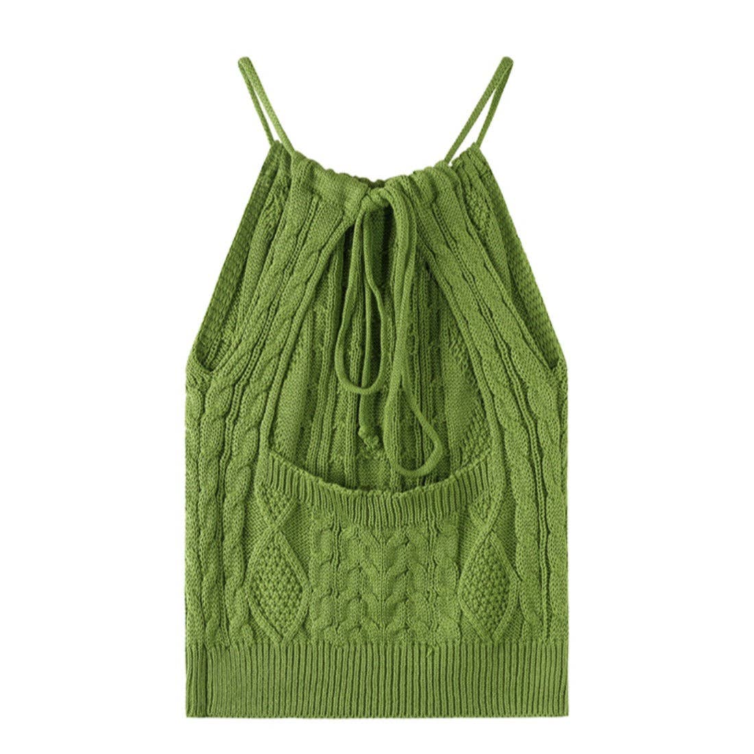 Green Knit Top