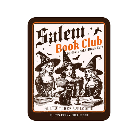 High Quality Vinyl Sticker-Salem Book Club