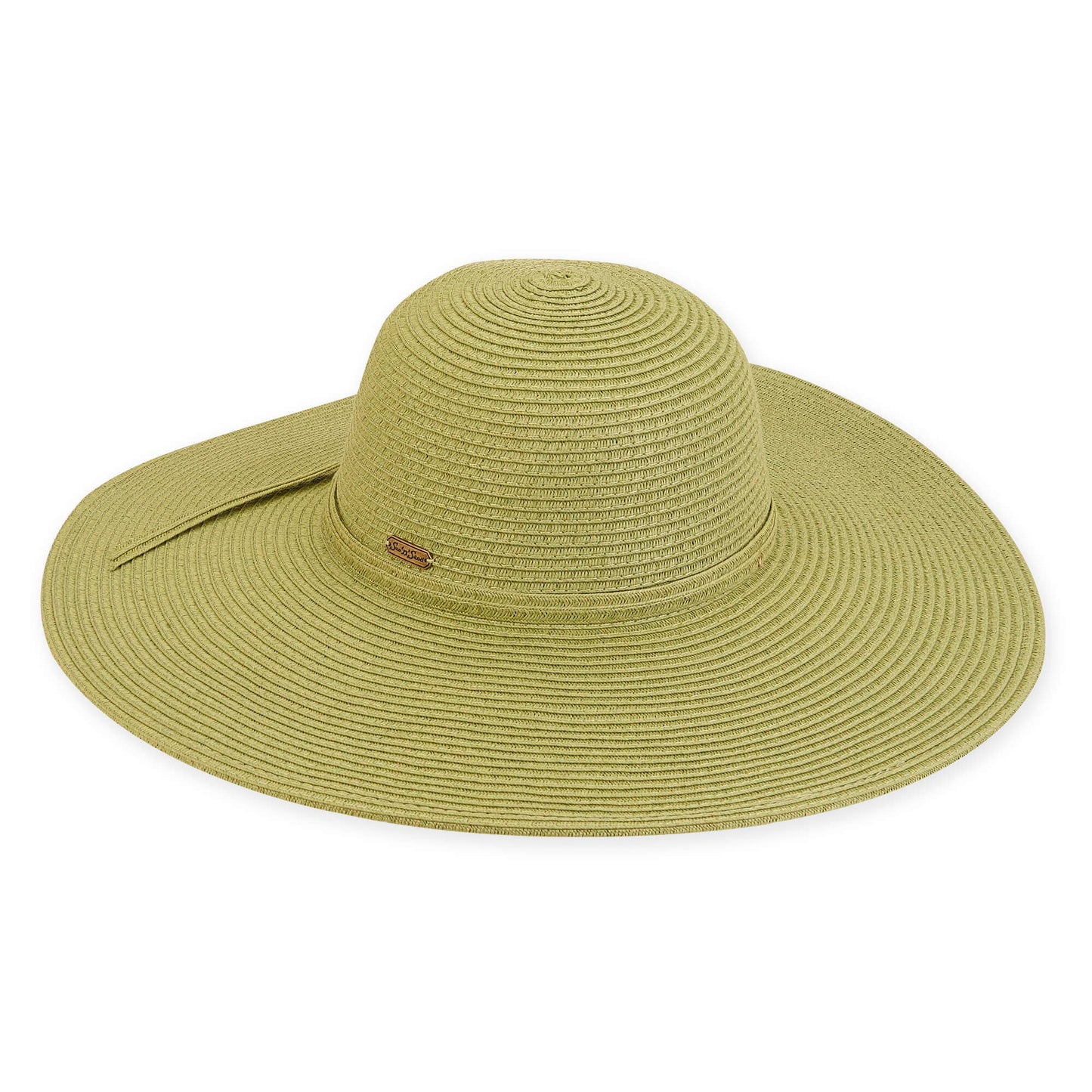 Key Lime Paper Braid Floppy Hat