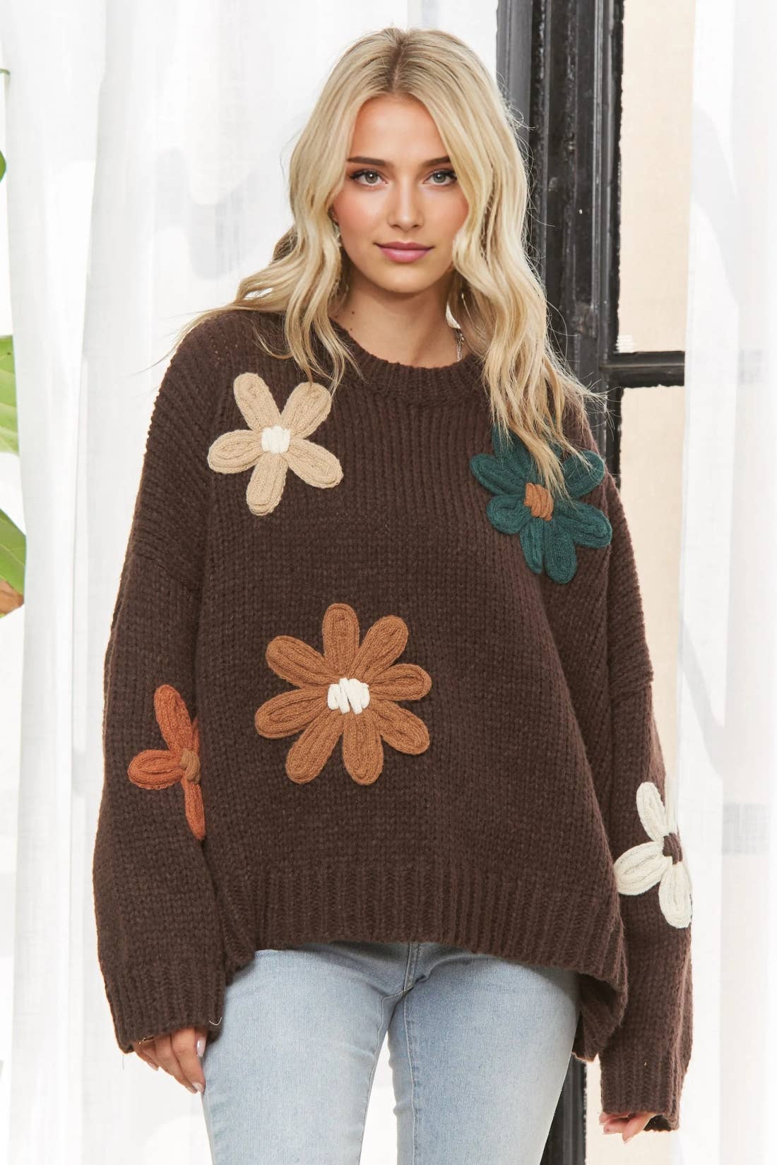 Fall Daisy Sweater