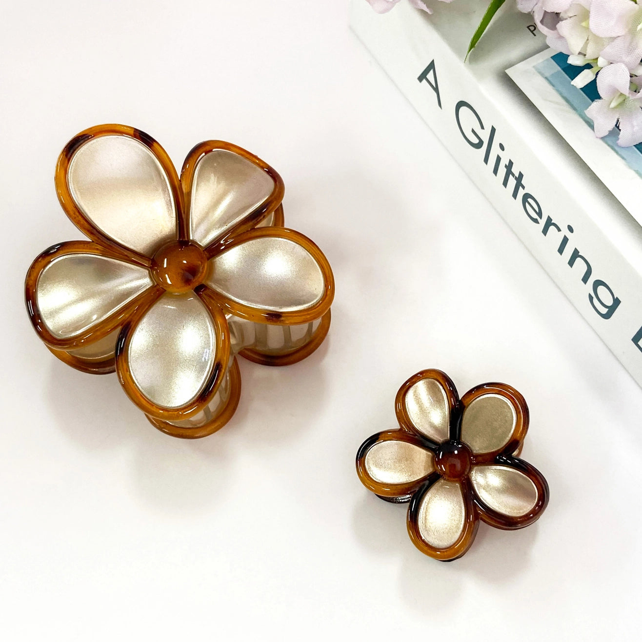 Flower Claw Clip