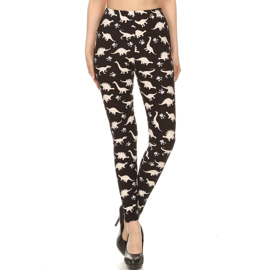 Dinosaur Printed Leggings