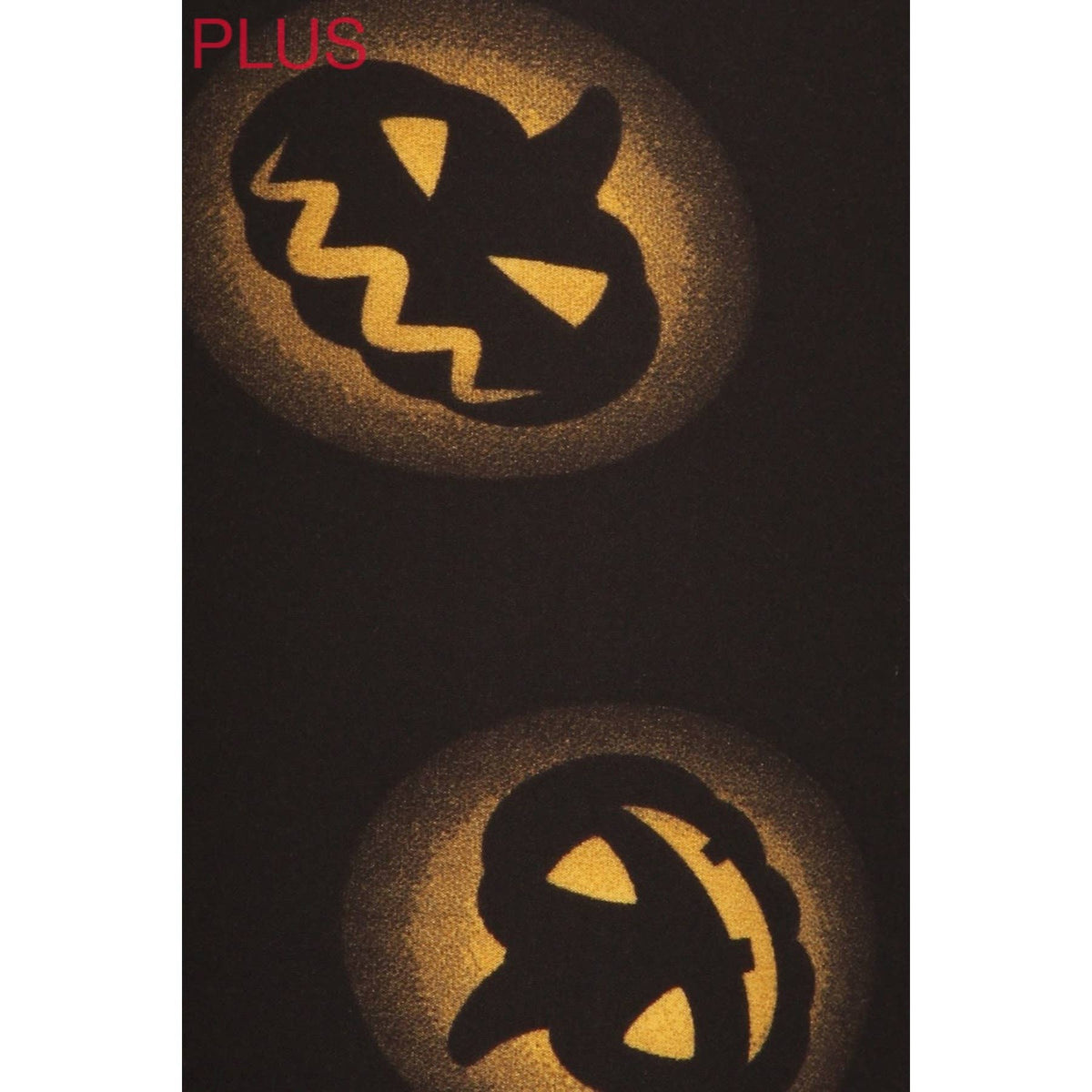 Plus Size 5" Jack o' Lantern Leggings