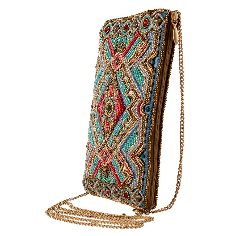 Southwestern Hand Beaded Crossbody