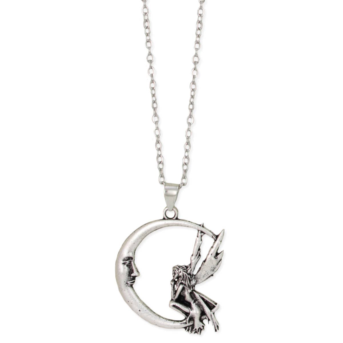 Lunar Fantasy Fairy Moon Necklace