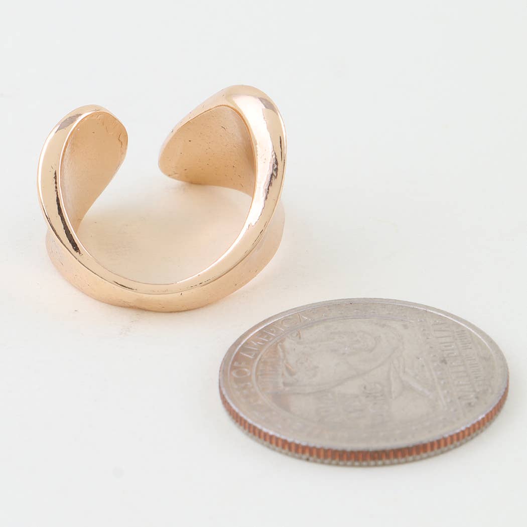 Abstract Open Wrapped Ring
