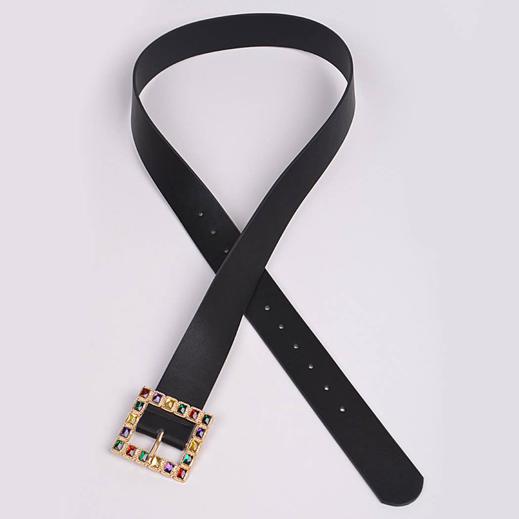 Plus Size Limestone Square Belt