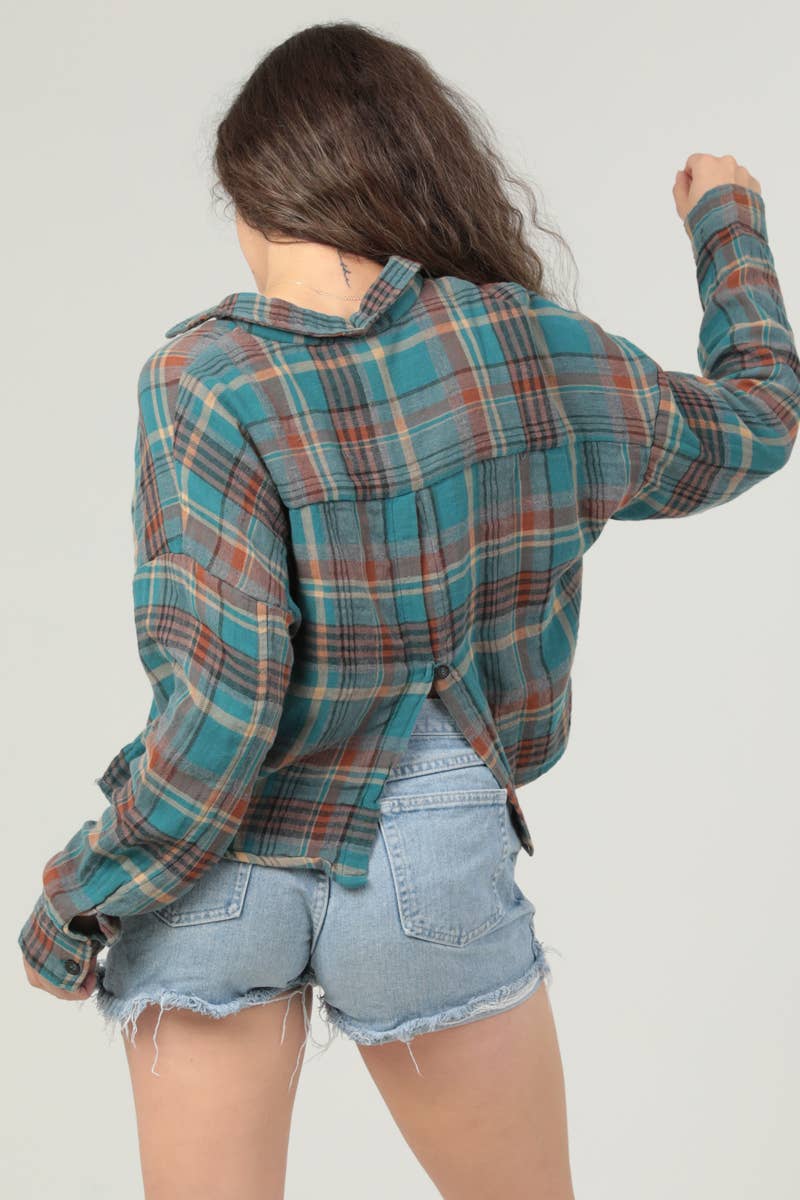 100% Cotton Teal Flannel