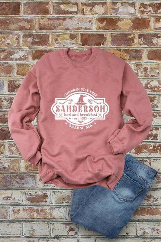 Sanderson Bed & Breakfast Fleece Sweatshirt