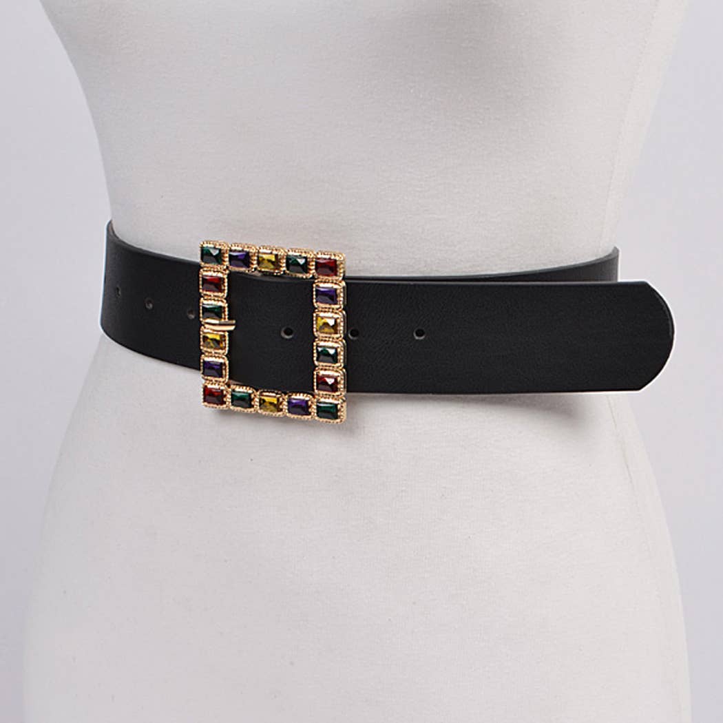 Plus Size Limestone Square Belt