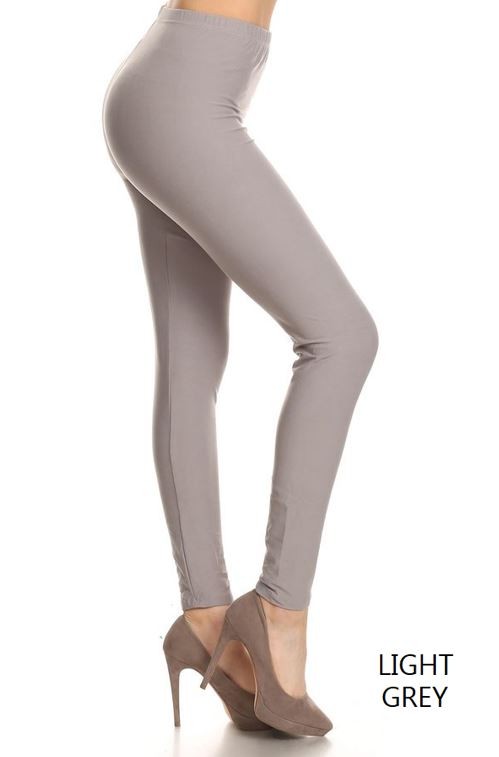 Solid Brushed Leggings