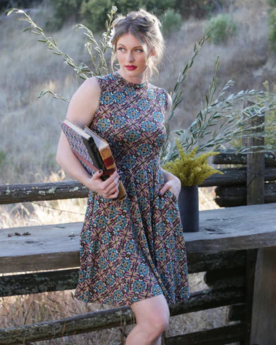 Effie's Heart Mia Dress Nouveau Print