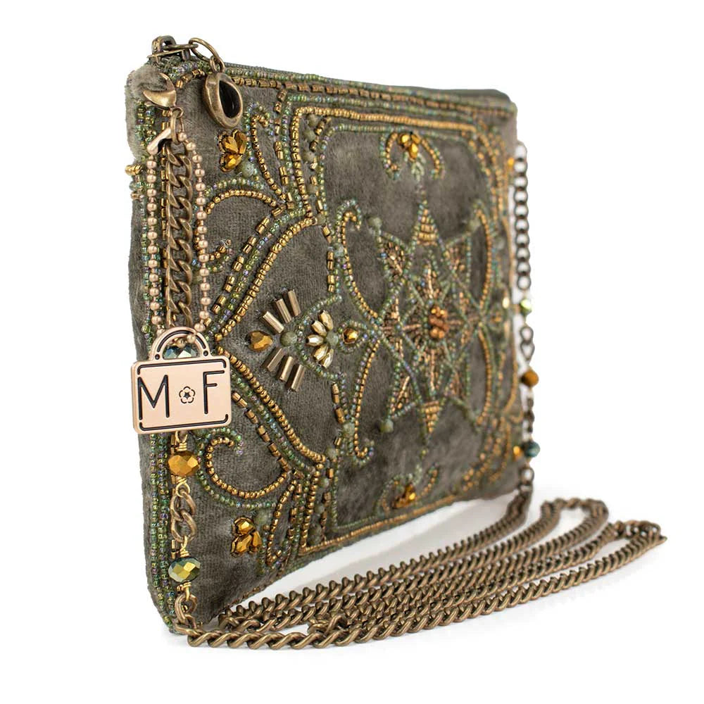 Night Light, Pewter Mini Crossbody Handbag