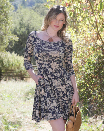 Effie's Heart Poem Dress Provencal Print