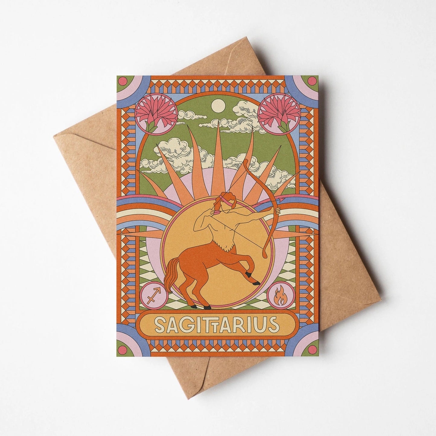 Retro Zodiac Greeting Cards