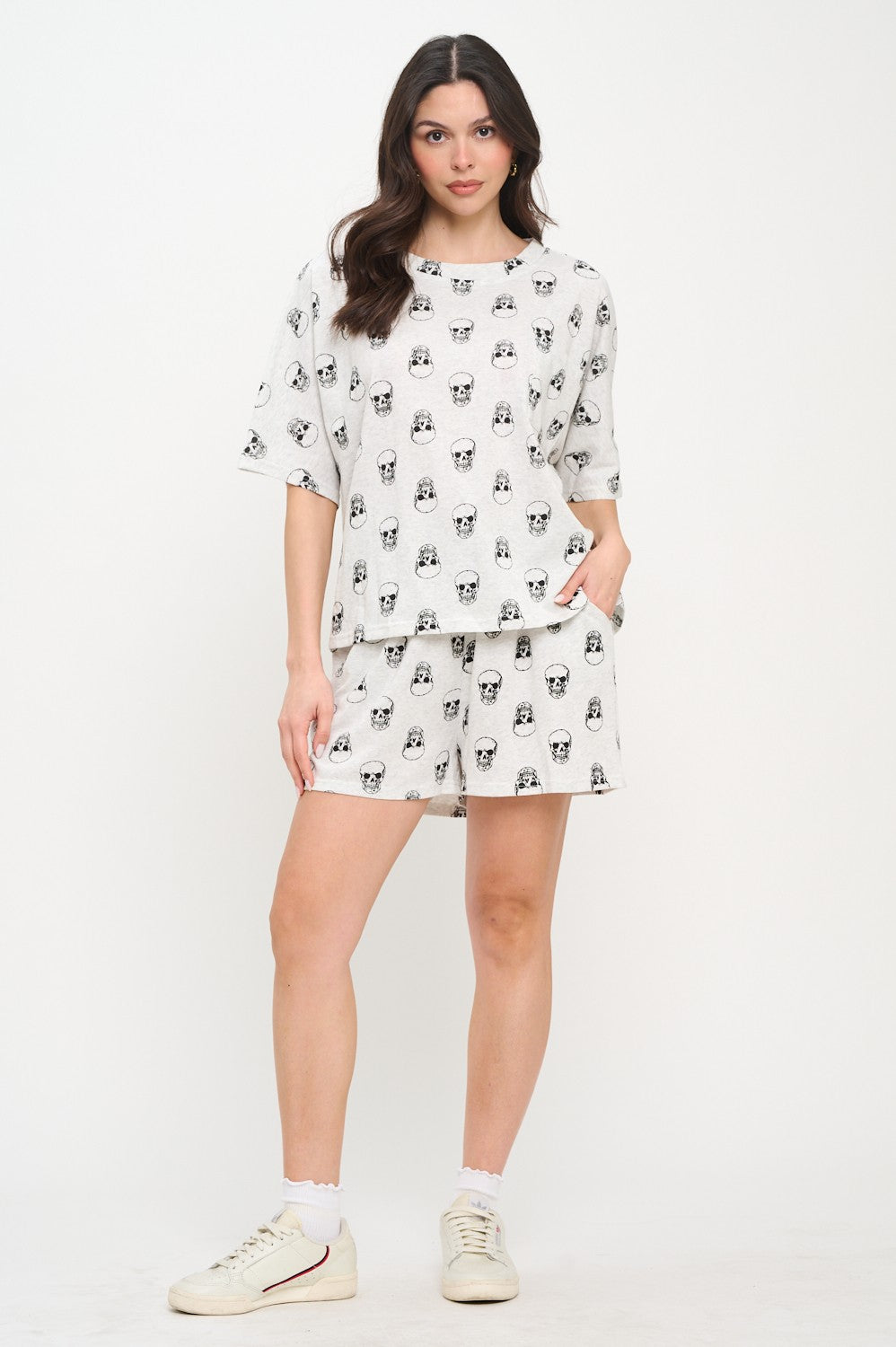 Comfy Skull Print Tee
