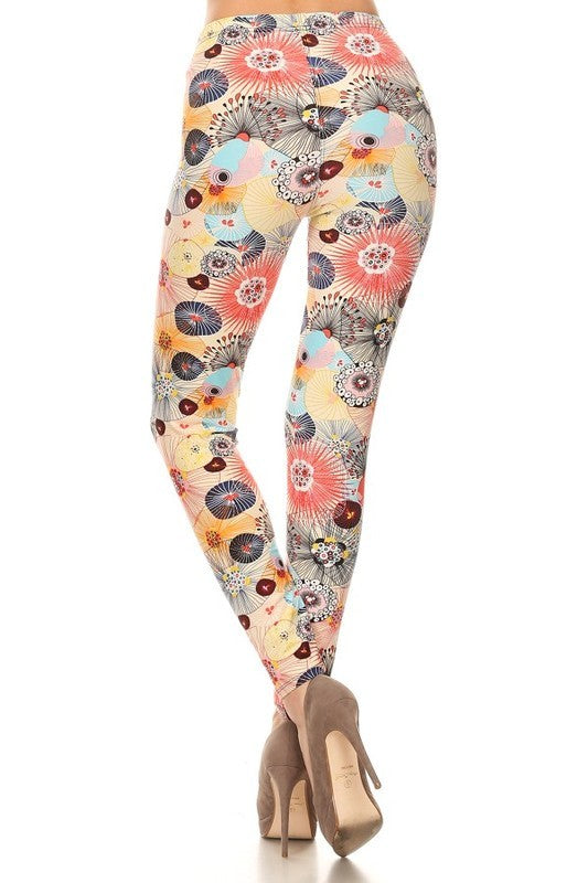 Whimsical Print Leggings