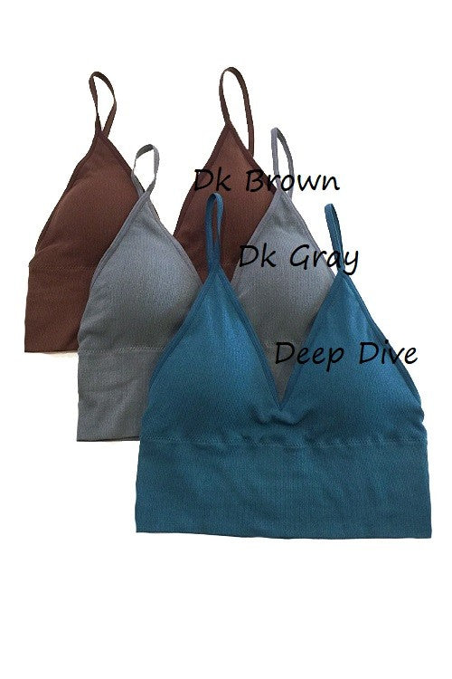 Ribbed Seamless Longline Bralette