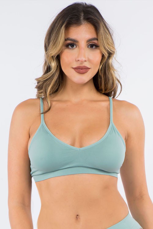 Seamless V-Neck Bralette