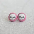 Fabric Stud Earrings