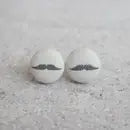 Fabric Stud Earrings