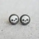 Fabric Stud Earrings